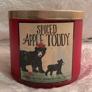 NEW Spiced Apple Toddy BBW 3-wick
